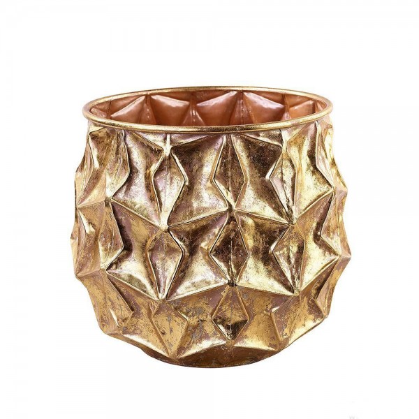 Schale Wabendesign gold [mieten]