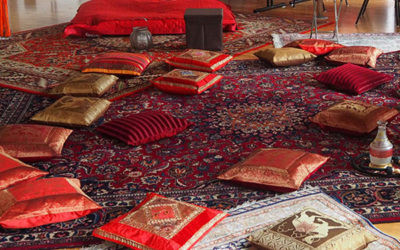 Orientalische Hochzeits-Tischdeko: 1001 Nacht mit 20ies Touch