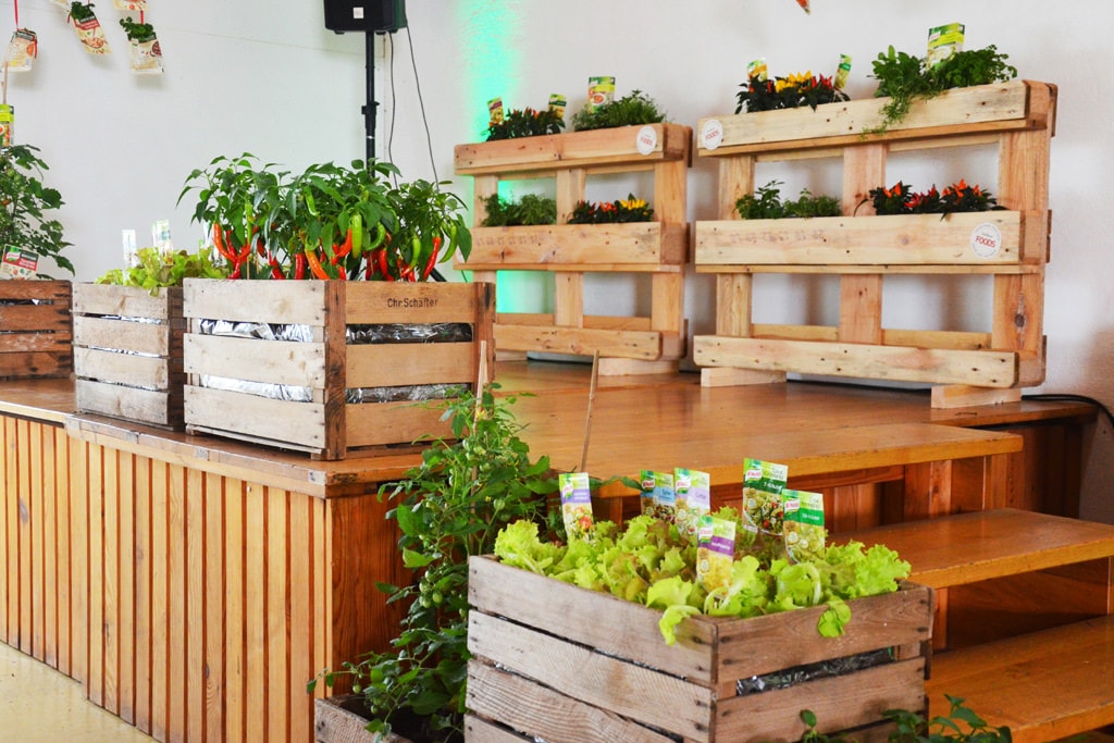 Deko Firmenevent Kundenevent Urban Gardening Natur Lebensmittelhersteller Heilbronn 3