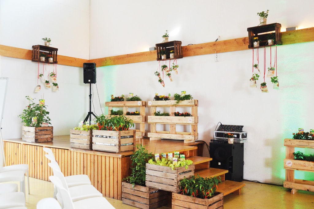 Deko Firmenevent Kundenevent Urban Gardening Natur Lebensmittelhersteller Heilbronn 10