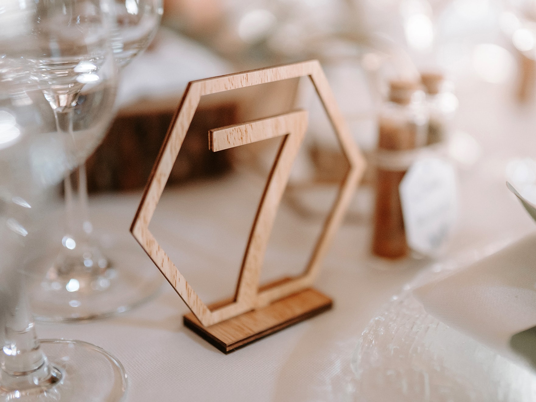 Tischnummern mieten für Hochzeit und Event