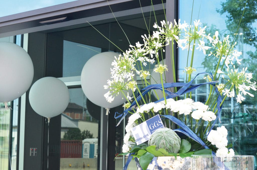 Dekoration_Firmen_Veranstaltung_Bildungscampus_Aula_heilbronn_Deko_eingang_2