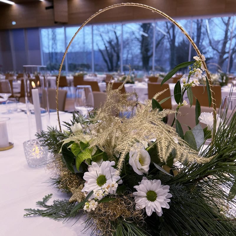 Weihnachtsfeier in der Aula des Bildungscampus